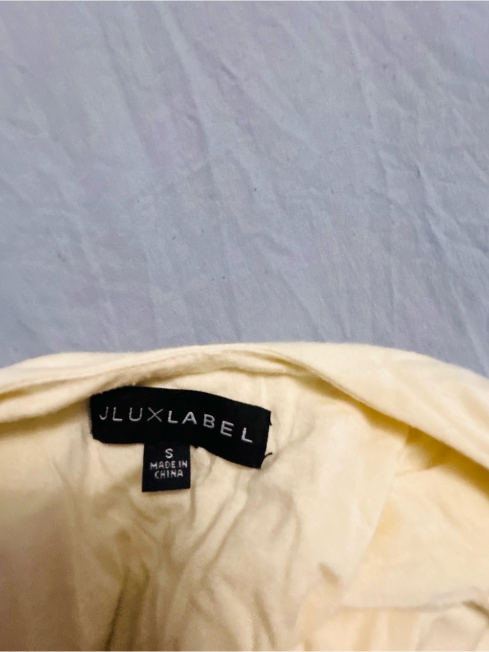 JLUXLABEL Soft Cream Midi Dress